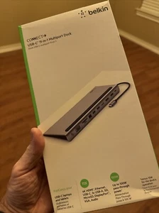 NEW: Belkin 11-in-1  USB-C Docking Station (INC004BTSGY) - Picture 1 of 4