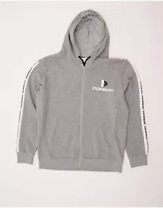 Suéter con Capucha DONNAY Para Hombres Gráfico Cremallera XL Gris Algodón BG05 - Imagen 1 de 3