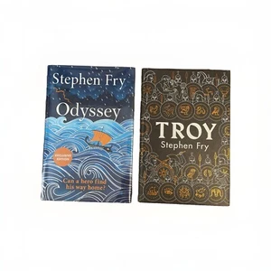 Stephen Fry Odyssey & Troy - Signed & Numbered - Goldsboro Books First Edition - Picture 1 of 7