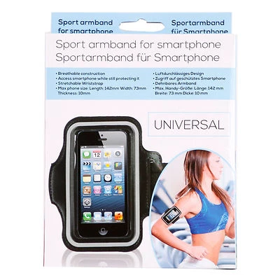 Sport Armband für Smartphone Universal bis 142 x 73 x 10 mm - Bild 1 von 2