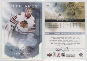 2010-11 Upper Deck Artifacts Silver /25 Antti Niemi #75