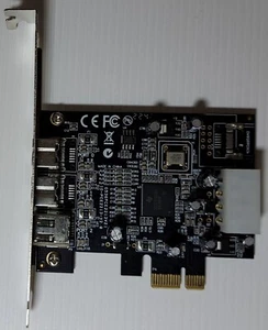 Scheda PCI Express FIREWIRE 400 800 MM-PCE2213 - Imagen 1 de 2