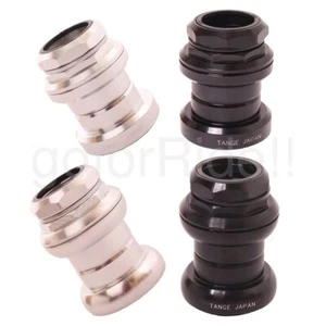 Tange Japan Seiki Falcon Bike 1-1/8" 28.6mm /1" 25.4 Thread Headset Black/Silver - Picture 1 of 4