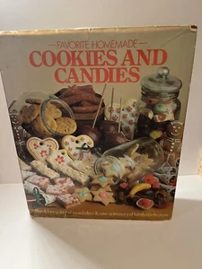 Vtg Favorite Homemade Cookies & Candies Cookbook | 1982 First Printing, Hard Cov - Imagen 1 de 8