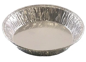 5" Shallow Aluminum Foil Mini-Pie Tart Pan - Disposable Fruit Quiche Baking Tins - Picture 1 of 1