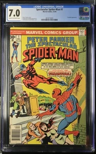 Peter Parker, The Spectacular Spider-Man #1 (1976 Marvel) CGC 7.0 BRONZE Age - Bild 1 von 6
