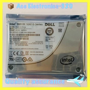 S3610 Intel 800GB DELL SSD 6Gb/s 2.5" SATA SSDSC2BX800G4R Solid State Drive - Picture 1 of 3