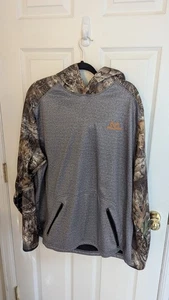 XL Real Tree X-Large Fall Oak Camo Hoodie w/ Built-in Neck/Face Gaiter Very Warm - Picture 1 of 6