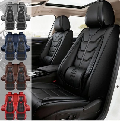 For Toyota RAV4 Tocamo Corolla-Cross 2019-2024 Leather Car Seat Covers Full Set - Image 1 of 4
