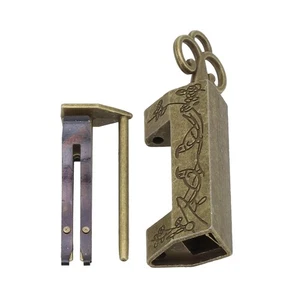 Vintage Elegance Zinc Alloy Wooden Box Keywords Antique Design High Quality - Picture 1 of 21
