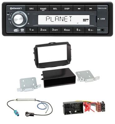 Continental MP3 AUX USB DAB 1DIN Autoradio für Alfa Romeo Giulietta 940 Facelift - Bild 1 von 4