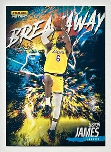 2022-23 Panini Instant LeBron James Color Blast Like Card SP #d/2304 Lakers NBA - Foto 1 di 15