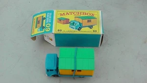 Matchbox No 60 Truck With Site Office Leyland Site Hut 1967 mit Box - Bild 1 von 8