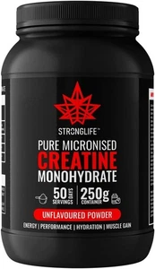 Creatin Monohydrat Pulver 250g | Mikronisiert 200 Mesh | Muskelkraft & Regeneration - Bild 1 von 6