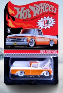 Hot Wheels 2022 Red Line Club Car RLC weiß/orange 1962 Ford F100 / Brasil - Bild 1 von 5