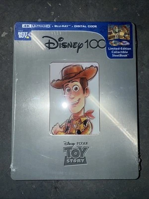 TOY STORY DISNEY 100 STEELBOOK BRAND NEW OOP 4K UHD + BLU-RAY + DIGITAL - Image 1 of 2