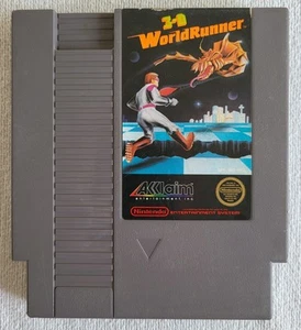 Nintendo NES 3-D Worldrunner Cartridge Game Ok Condition NES-WO-USA 1985 - Picture 1 of 10