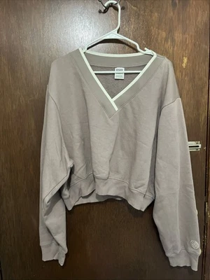 Sudadera Victoria Secret Rosa Premium Polar Cuello en V Mujer XXL Foto 1 de 4