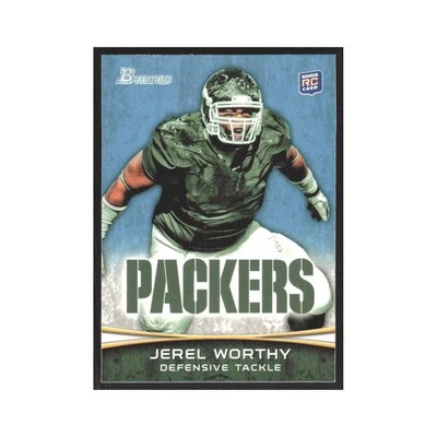 2012 Bowman Jerel Worthy RC Packers #105 - Image 1 of 3
