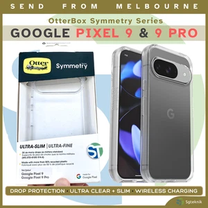 NEW Genuine OtterBox Symmetry Clear Case Google Pixel 9 / 9 PRO Slim Cover Drop+ - Picture 1 of 8