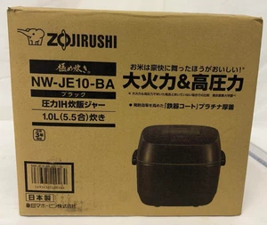 Zojirushi NW-JE10 Nero AC100V Pressione IH Cuociriso 5,5 Tazze Giapponese Ver - Foto 1 di 7