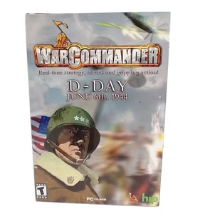 WAR COMMANDER D-Day SEALED Big Box PC Game CD-ROM 2002 INDEPENDENT ARTS H.I.P. - Picture 1 of 4