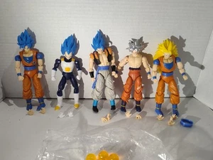 Dragon Ball Z Action Figuren Set - Vegeta, Broly, Goku - 5 Stück, 18 cm - Bild 1 von 5