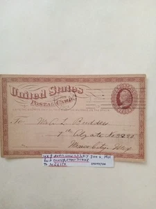 M2# Old 1901 New York /Mexico Postal Card - Picture 1 of 3