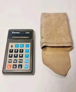 Vintage Eastern 201C 4-functions VFD Calculator with Leather Case ~1970s - Picture 1 of 12