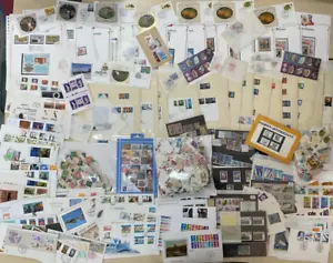 World/GB stamp sorting box - SG, world + GB kings packs, covers etc 1.8kg #w35 - Picture 1 of 23