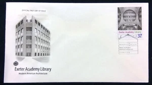 Scott 3910K FDC Exeter Academy Library Modern American Architecture PCS Cachet - Picture 1 of 3