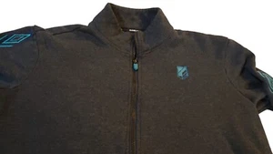 Rank 45 Womens Logo Fleece Zip-up Southwestern Print Sleeve Pullover XL Western - Picture 1 of 19
