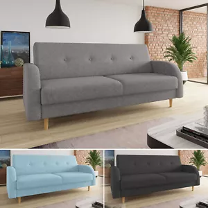 Schlafsofa Kelso - Couchgarnitur, Sofa mit Bettkasten + Schlaffunktion, Bettsofa - Bild 1 von 16