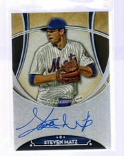 2018 Topps Five Star ... Steven Matz Auto Autograph Rainbow Foil ... Mets