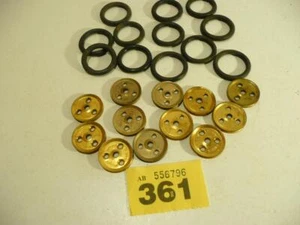 LOTE DE TRABAJO MECCANO VINTAGE 12 POLEAS (PARTE 22a) y 12 ANILLOS FLEXIBLES (155) - Imagen 1 de 6