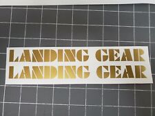SE Racing Landing Gear Forks Gold Decals PK Ripper Quadangle