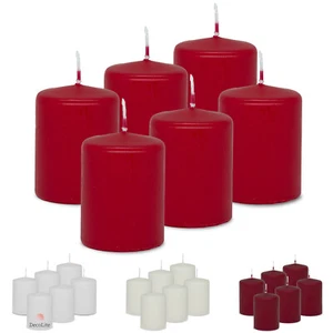 6er Set 8cm Safe Candle Stumpenkerzen - Selbstlöschend - 27 Std. Premium RAL  - Bild 1 von 20