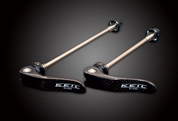 KEIL Carbonschnellspanner Set mit Cro-Mo Hohlachse Paar 78g Leicht Carbon MTB RR - Bild 1 von 1