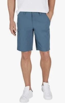 Pantalones Cortos Trail Híbridos Azul Elastizados Rendimiento Vintage Impermeable, Para Hombre Talla 40 Foto 1 de 4