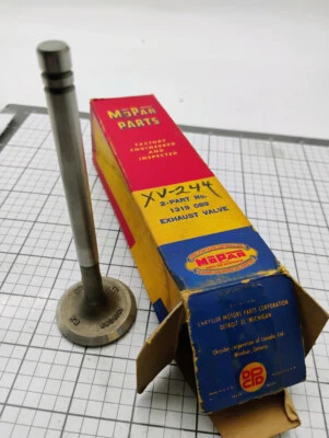 Chrysler DeSoto 1948-54 Mopar 1319089 Exhaust Valve NOS Made in USA - Image 1 of 4