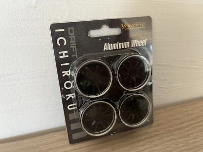 OLD VERY RARE Yokomo Drift Package Ichiroku M AL WHEELS Set From Japan F/S - Image 1 of 4