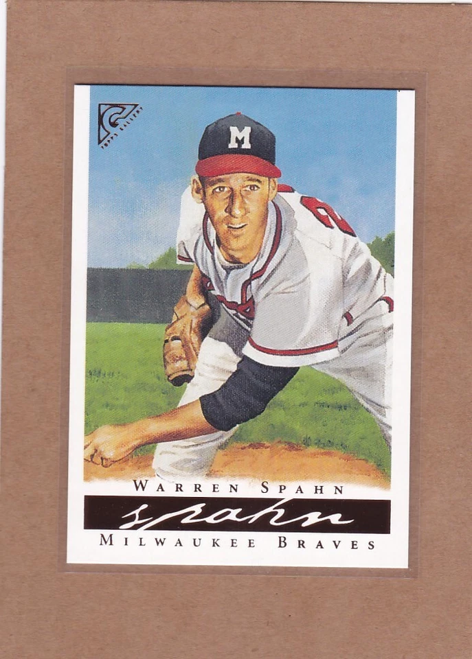 2003 TOPPS GALLERY HALL OF FAME BASEBALL WARREN SPAHN #23 NMMT OR BETTER *A25624 - Image 1 of 1
