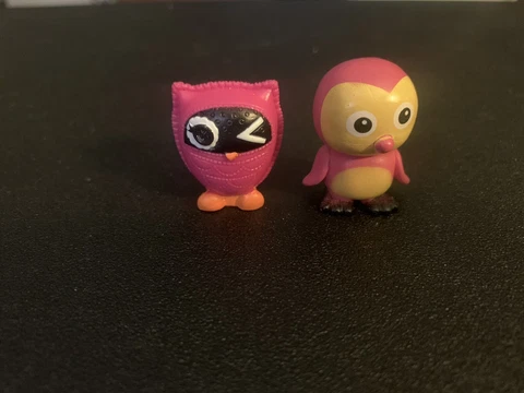 2 Mini Figures Lalaloopsy Pet Pink Owl & Penguin Figure Cover