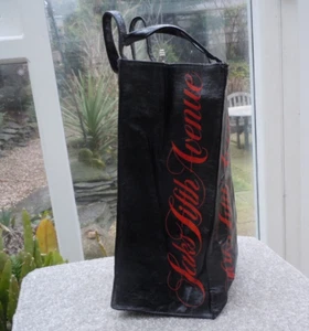 Vintage Saks Fifth Avenue Shopping Bag Black - Picture 1 of 7
