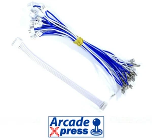 Cableado Zero Delay 10 cable JST set 5pin cable Sanwa Joystick USB Arcade 4.8mm - Picture 1 of 1