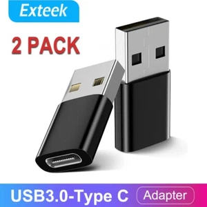 2X USB-C Female To USB 3.0 Male Port USB 3.1 Type C To USB3.0 Type-A Adapte - Picture 1 of 8