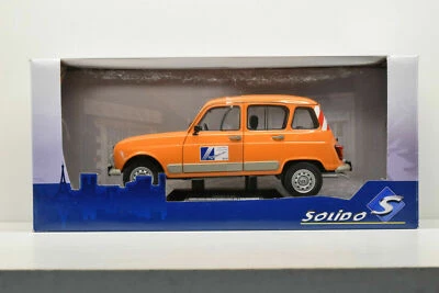 RENAULT 4 GTL DDE ORANGE 1978 SOLIDO S1800110 1/18 METAL R4 - Photo 1/4