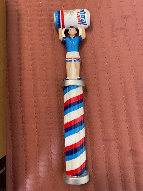 NATURAL LIGHT Muscleman 12" Tap Handle BRAND NEW Original Box - Image 1 of 1