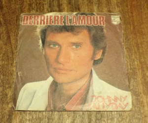 VINYLE 45T-Johnny HALLYDAY-Derrière l'amour/Joue pas de rock'n'roll pour moi - Picture 1 of 1