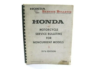 1976 Edition Honda Motorcycle Service Bulletins For Noncurrent Models S0919 - Picture 1 of 8